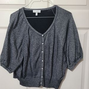 Short Sleeved Cropped Cardigan